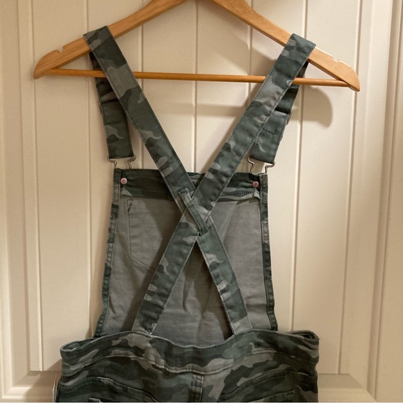 Girls Camo Overalls Size 18 XXL Camouflage Bib Overalls Stretch - Picture 10 of 15